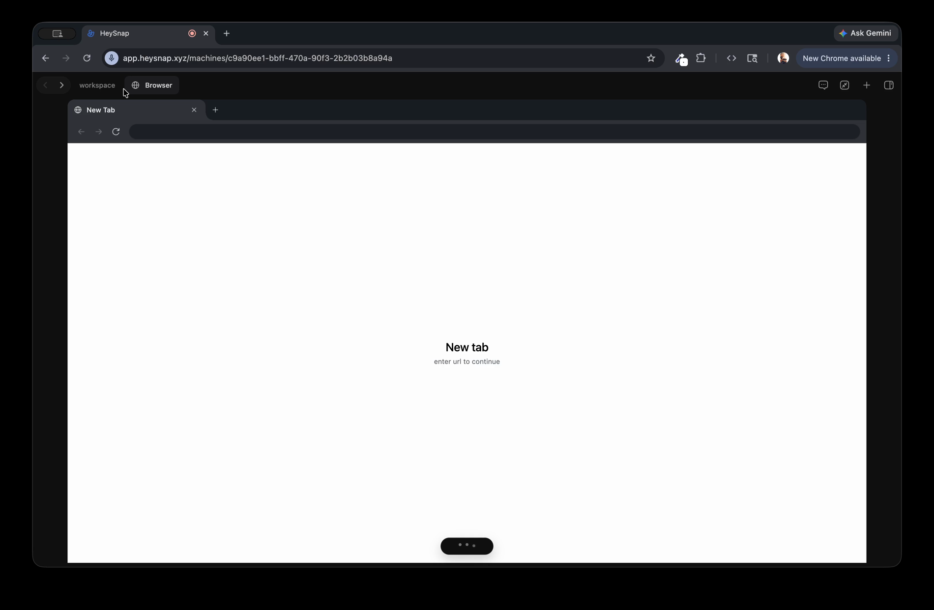 A natural language instruction spanning the filesystem, the browser, and file output